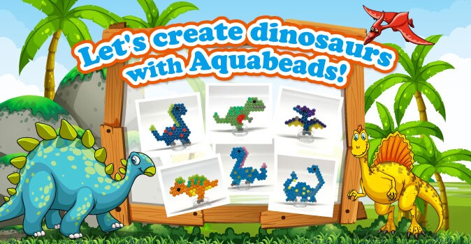 AquaBeads Dinosaur World – Santa's TOYS