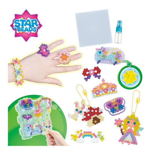 Aquabeads Enchanted World Complete Arts & Crafts Bead Kit fot Children-  Over 1,000 Beads & Display Stand