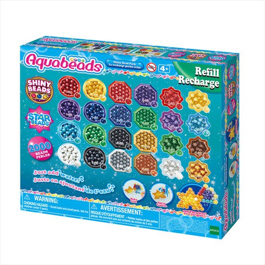Aquabeads - Estuche de abalorios estrella con 1.000 beads, Water Beads